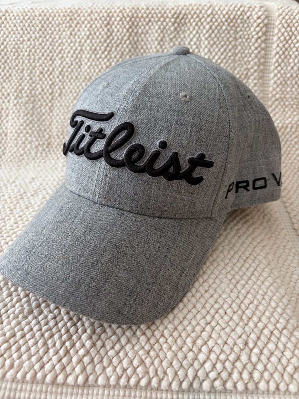 Titleist Gray Logo Snapback Golf Hat